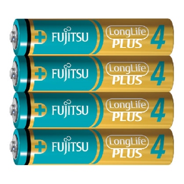 Fujitsu 4號鹼性電池(日本長效)/LR03LP(4S) 4入熱縮包