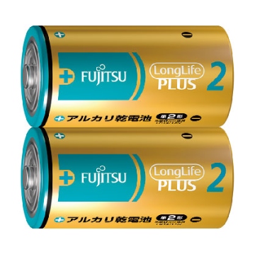 Fujitsu 2號鹼性電池(日本長效)/LR14LP(2S)2入熱縮包