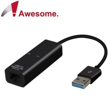 USB3.0 Gigabit 網路卡 ★支援Wake-On-Lan  ★支援IPv4 / IPv6通訊協定
