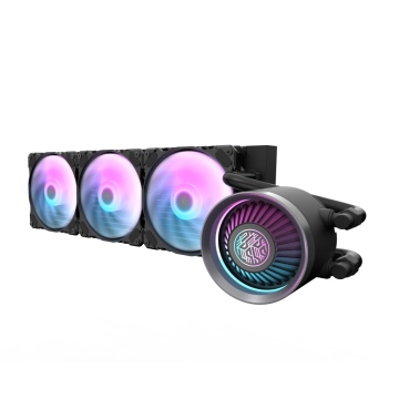 darkflash DN360 ARGB 黑色 水冷散熱器 支援最新 1700 / AM5 腳位