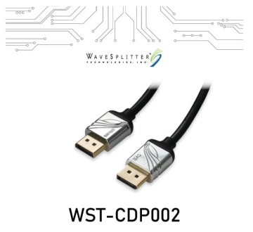 WAVEST DisplayPort 2.1 DP40 公 to 公 傳輸線 2m(WST-CDP002)